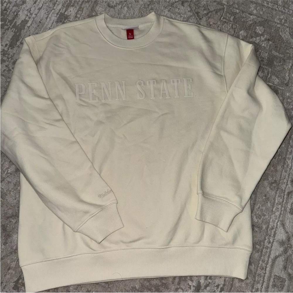 Mitchell‎ And Ness Penn State Hoodie Sweater College Vault L New!